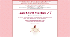 Desktop Screenshot of livingchurchministries.org